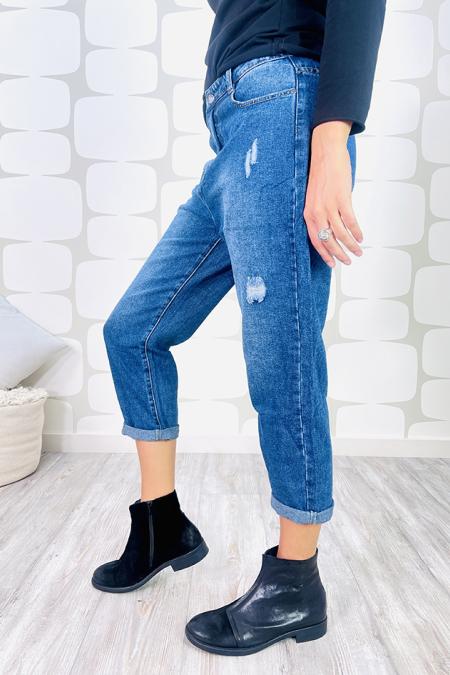 jeans modello mum